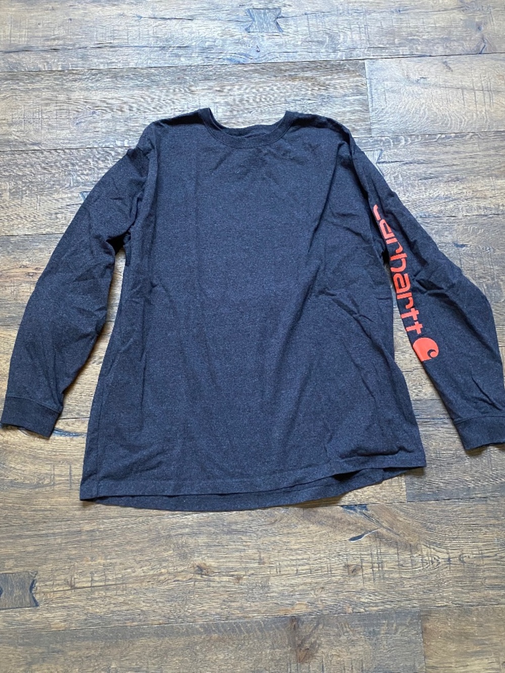 Carhartt Long Sleeve Graphic Shirt Grey 2XL Original Fit